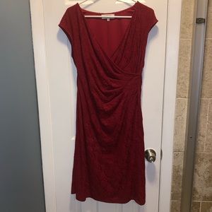 Kasper Burgundy Dress